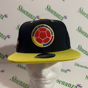 Headgear Classics Hat Colombian Football Federation Soccer Snapback Black Cap